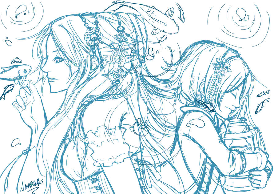 Mizu sketch by VanRah